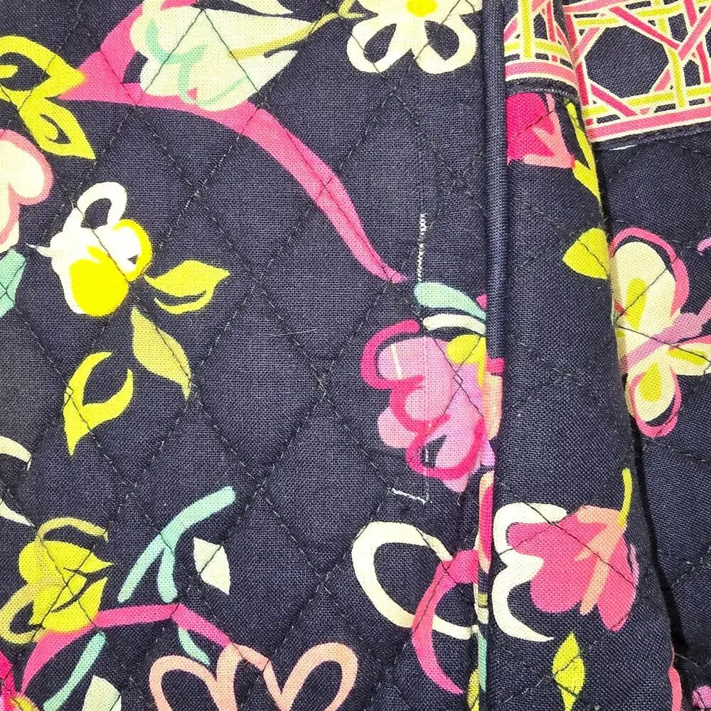 Retired Vera Bradley Ribbons Pattern Mandy Purse Bag Floral